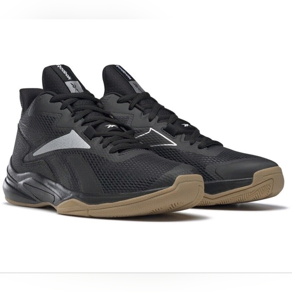 REEBOK MORE BUCKETS LOW BASKETBALL SNEAKER TRAINERS MEN SHOES BLACK SIZE 10.5